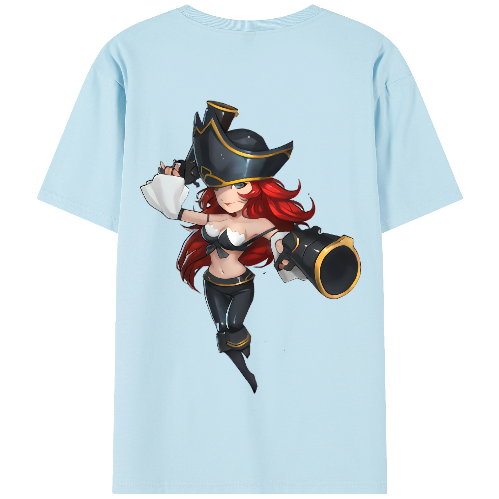 リーグ・オブ・レジェンド League of Legends LOL 綿100％半袖Tシャツ（背面プリント）